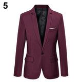 Hot sale Mens Korean arrival cotton blazer Suit Jacket black blue plus size s to 5XL Male blazers Mens coat Wedding