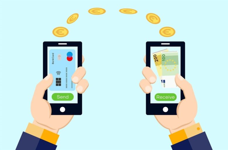 payment, transfer, online, money, finance, pay, banking, business, electronic, cash, bank, smartphone, mobile phone
